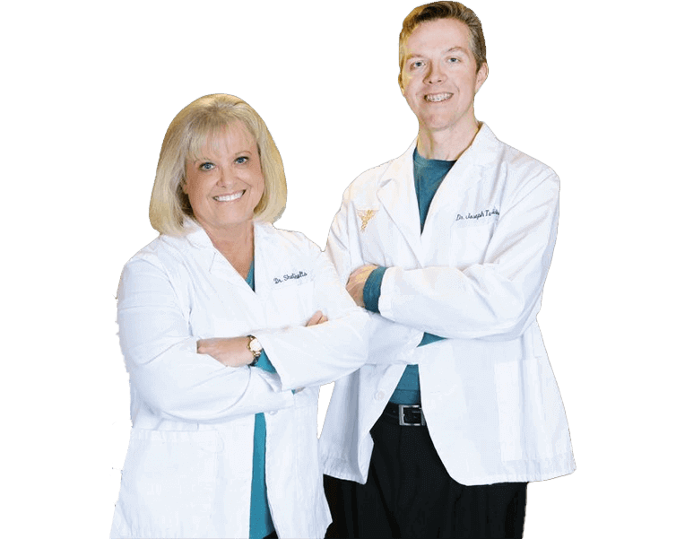 Powell dentist Dr. Shults, and Dr. Touhalisky