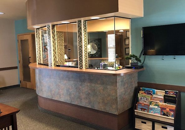 Front desk at Powell Dental Group
