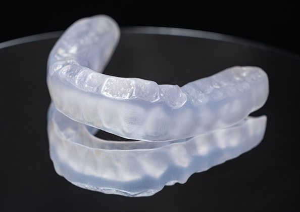 Clear nightguard tray