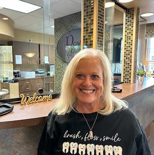 Powell dentist Doctor Shelley D Shults smiling